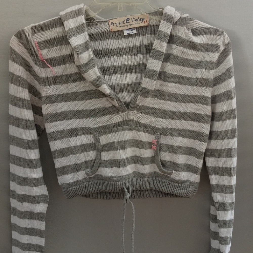 Project e Vintage L/S Sweater Hoodie Size M